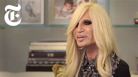 donatella versace interview youtube